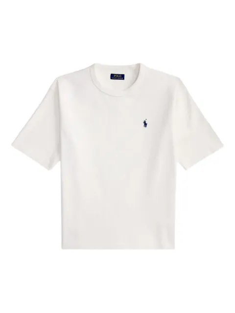 Polo Ralph Lauren embroidered logo crewneck T-shirt White 710A12979004