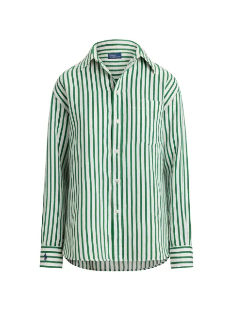 Polo Ralph Lauren striped pocket light shirt Green 211A12792002
