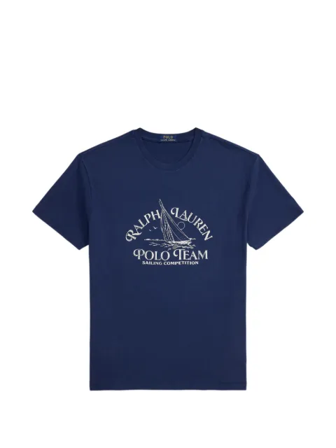 Polo Ralph Lauren logo-print T-shirt Blue 710B14587001