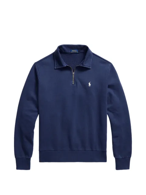 Polo Ralph Lauren loopback fleece quarter-zip sweatshirt Blue 710B18911007