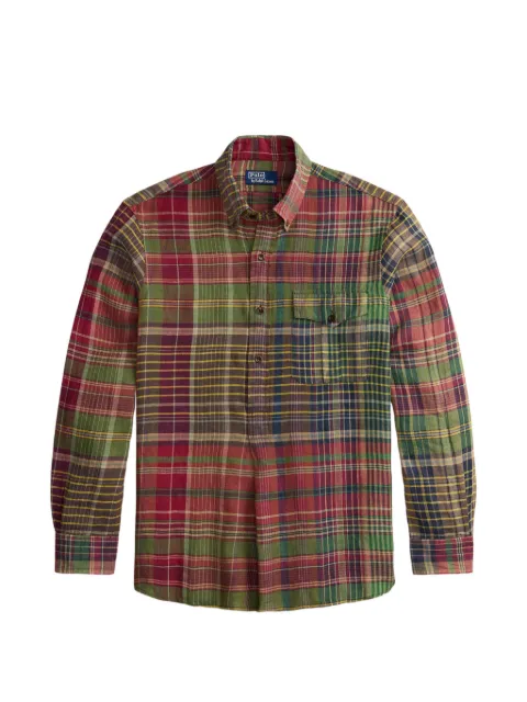 Polo Ralph Lauren plaid pocket shirt Red 710B14296001