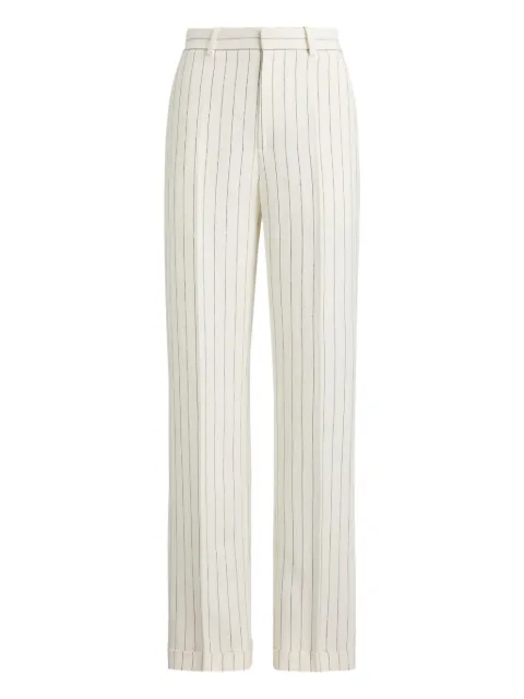 Polo Ralph Lauren striped straight trousers White 211A96318001
