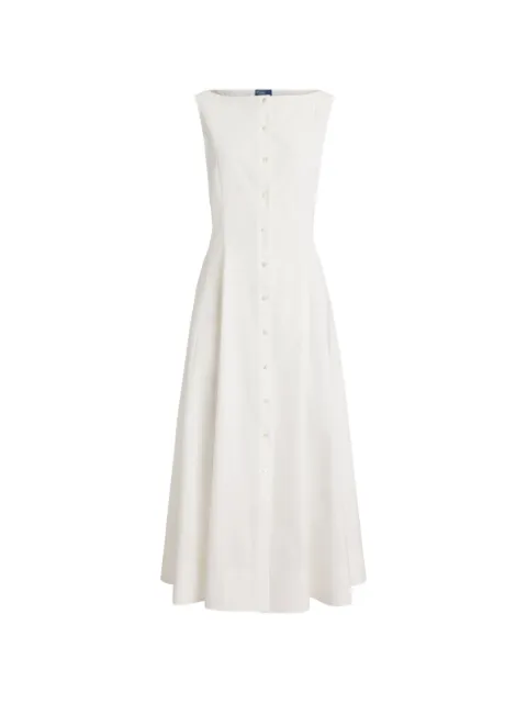 Polo Ralph Lauren button-up midi dress White 211B17477002