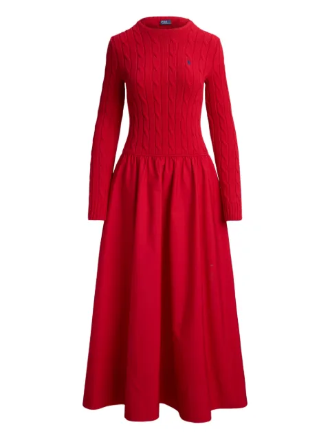 Polo Ralph Lauren cable-knit maxi dress Red 211A96349001