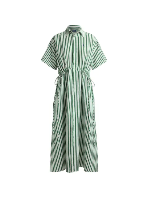 Polo Ralph Lauren striped drawstring maxi dress Green 211A12895002