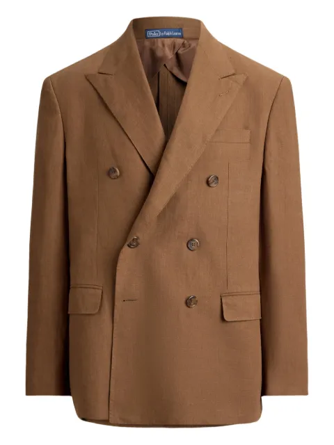 Polo Ralph Lauren double-breasted blazer Brown 715A12321001