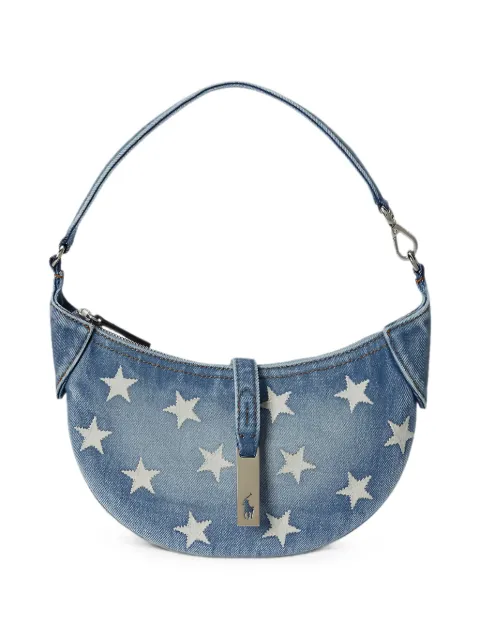 Polo Ralph Lauren Polo ID Star mini shoulder bag in denim Blue 428P05476001
