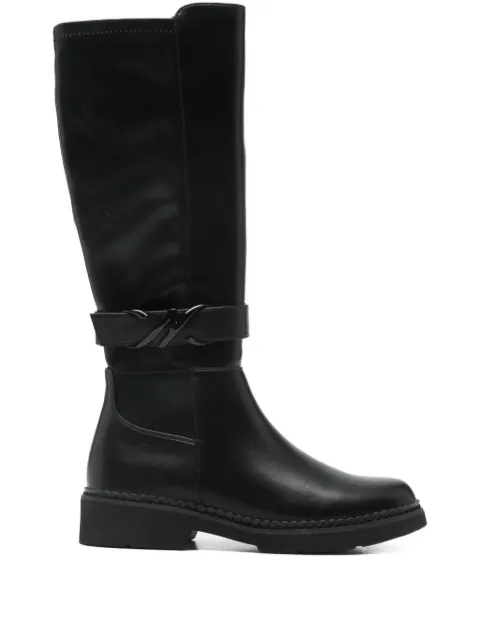 CAFèNOIR buckle-strap boots Black C1EA9204