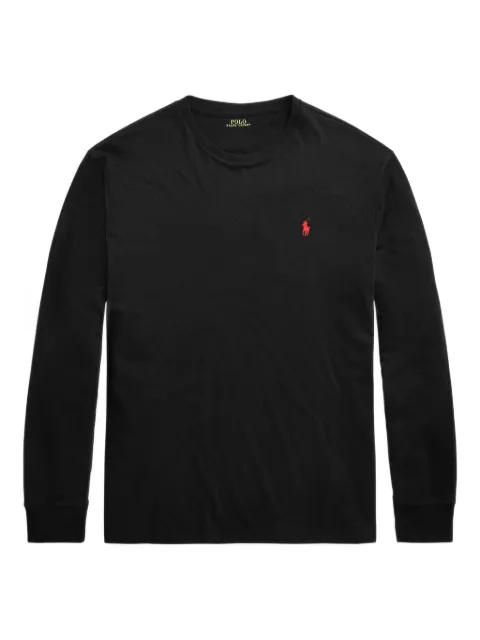 Polo Ralph Lauren long-sleeve jersey T-shirt Black 710671468001
