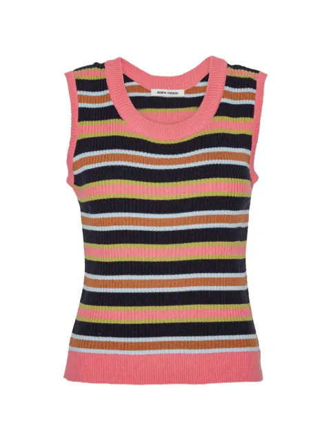 Henrik Vibskov striped knitted vest Blue SS26STUDF702