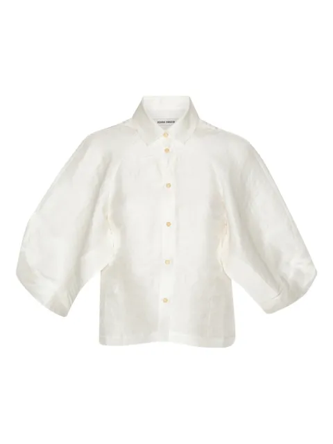 Henrik Vibskov balloon-sleeve shirt White SS26STUDF223