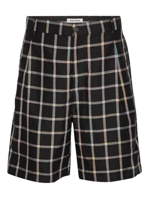 Henrik Vibskov checked trousers Black SS26STUDM506