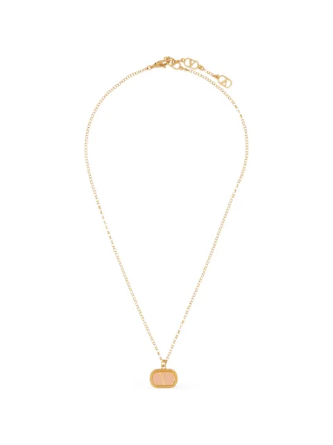 Valentino Garavani logo-pendant necklace Gold WJ0X87MJP