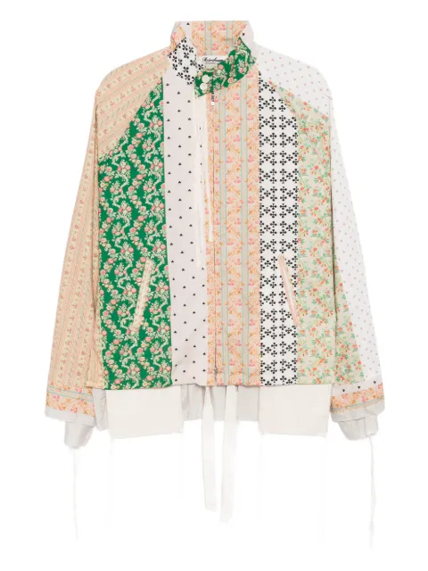 midorikawa floral-print jacket Neutrals MID25AWSH04B