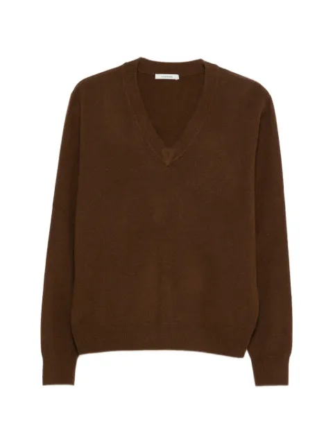 ENTIRE STUDIOS V-neck sweater Brown UNU2511063CE
