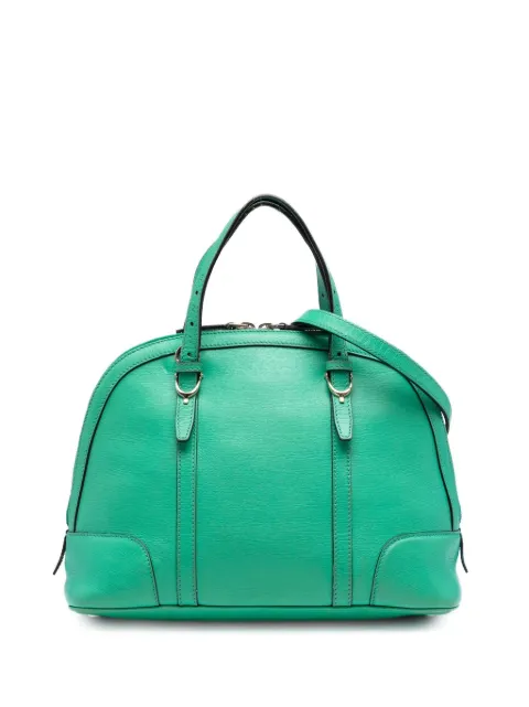 Gucci Pre-Owned 2016-2025 Small Leather Nice Dome satchel Green MQNYSS7IOTW5C7HZ