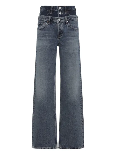 AGOLDE Elson double-waistband jeans Blue A2971206