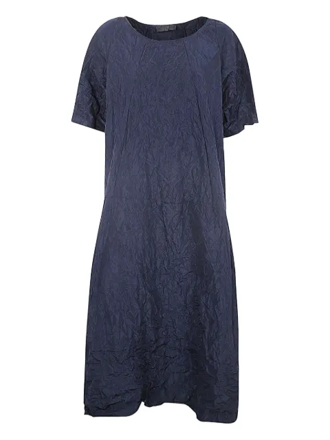 Maria Calderara creased dress Blue R504W