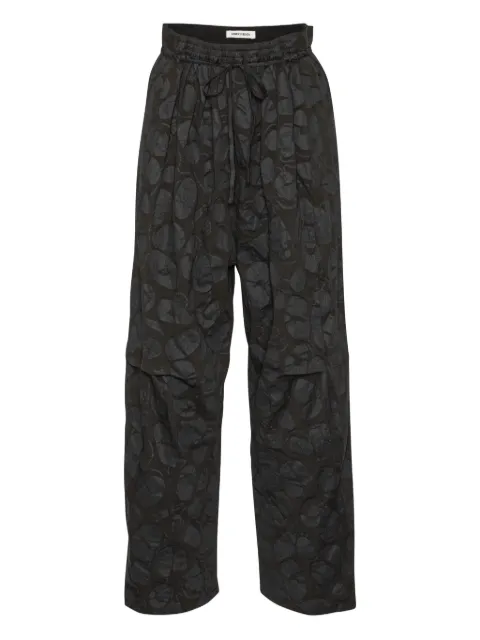 Henrik Vibskov drawstring print trousers Black SS26STUDF503