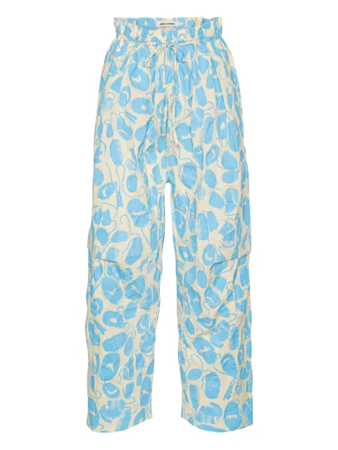 Henrik Vibskov printed trousers Neutrals SS26STUDF503