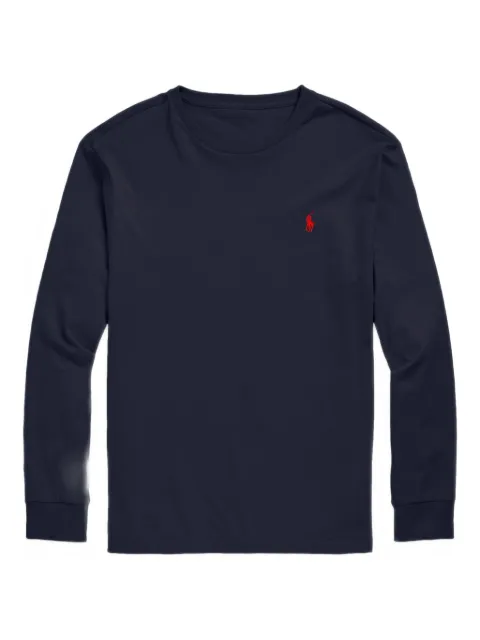 Polo Ralph Lauren logo-embroidered long-sleeve t-shirt Blue 710671468024