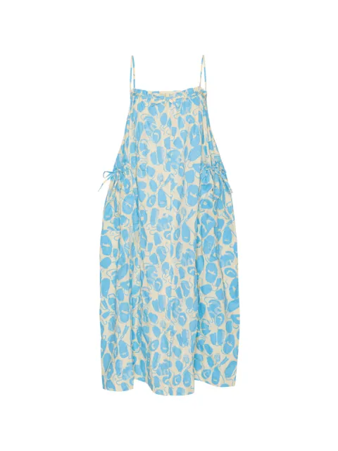 Henrik Vibskov Rooster printed midi dress Neutrals SS26STUDF313