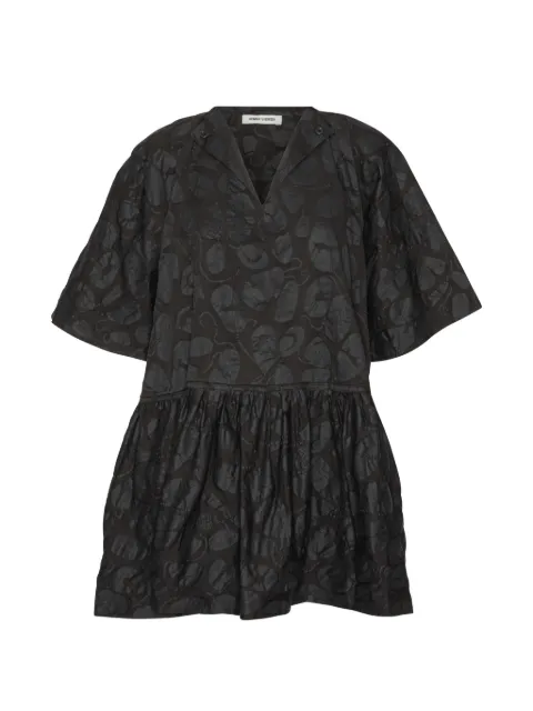 Henrik Vibskov Preserve V-neck top Black SS26STUDF227