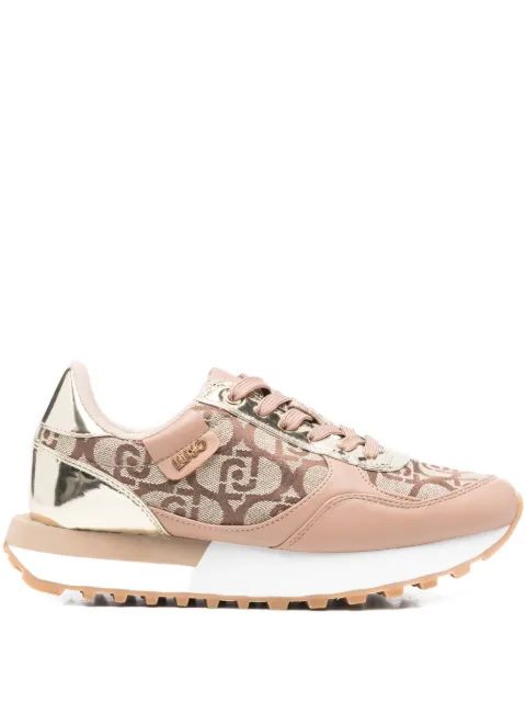 LIU JO 40mm Evelyn 915 monogram sneakers Pink BF5057EX322