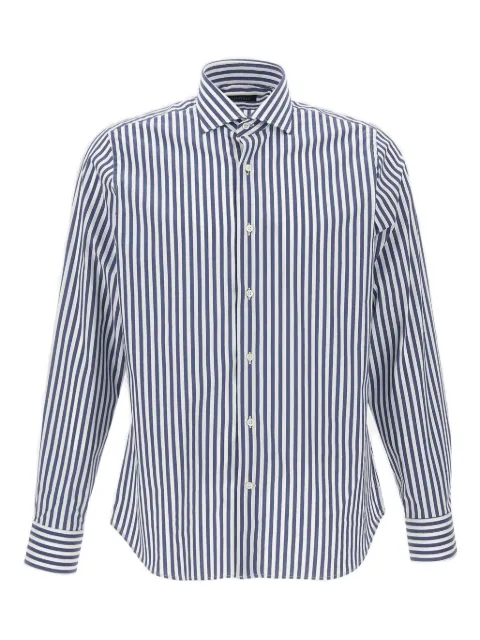 Marchesani long-sleeve striped shirt Blue 6021BTBEN50L072