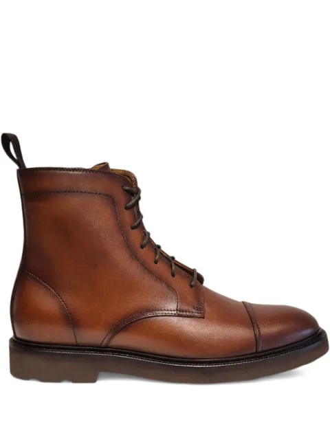 Henderson Baracco lace-up leather boots Brown 84510P