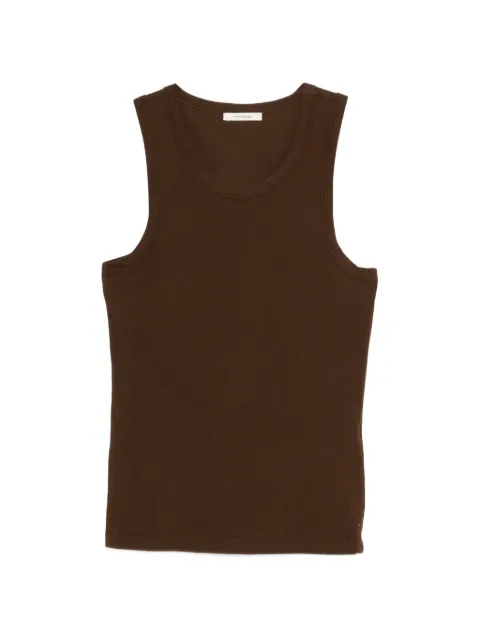 ENTIRE STUDIOS crew neck sleeveless tank top Brown UNU2510001BT