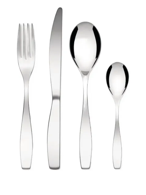 Alessi Duna cutlery (six-person setting) Silver MZ01S24M
