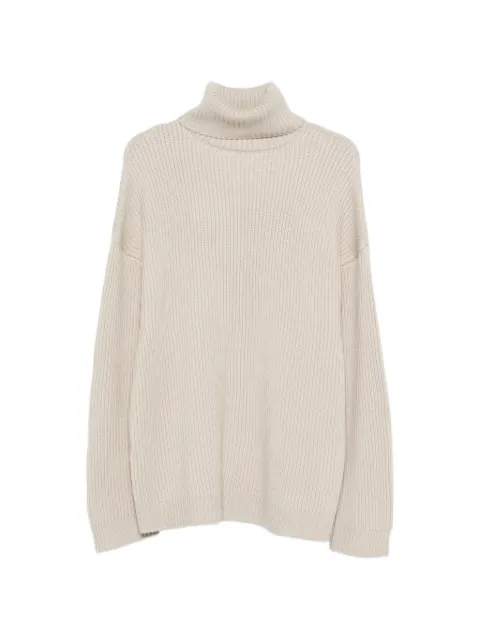 ENTIRE STUDIOS roll-neck ribbed sweater Neutrals UNU2511066BG