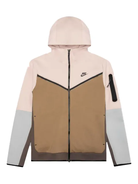 Nike zip-fastening hooded jacket Brown CU4489