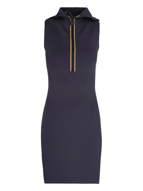 K-Way R&D zip-neck mini dress Blue K81522WXCT