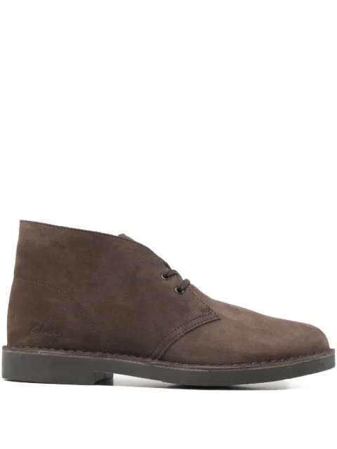 Clarks Originals lace-up leather boots Brown 26166784