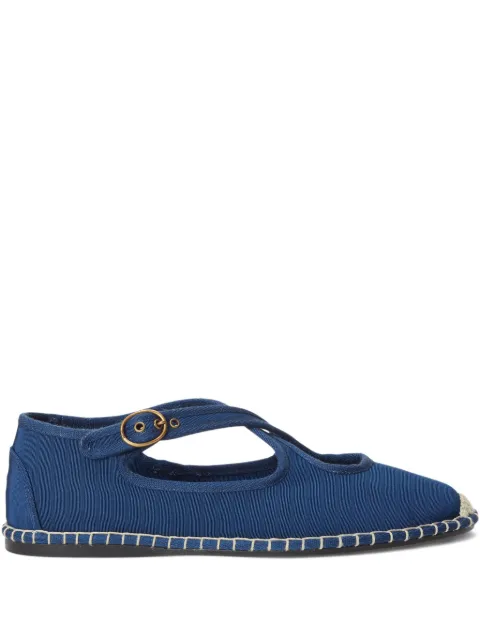 Polo Ralph Lauren crisscross grosgrain espadrille Blue 818P01577002