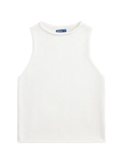 Polo Ralph Lauren sleeveless knitted tank-top White 211A12721001