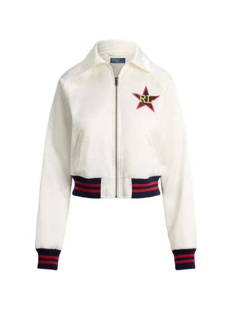 Polo Ralph Lauren star-embroidered bomber jacket White 211A12659001