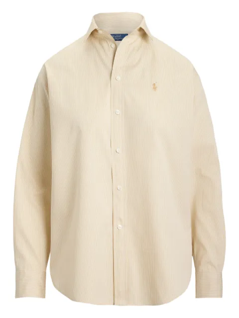 Polo Ralph Lauren striped Pony cotton shirt Yellow 211910743505
