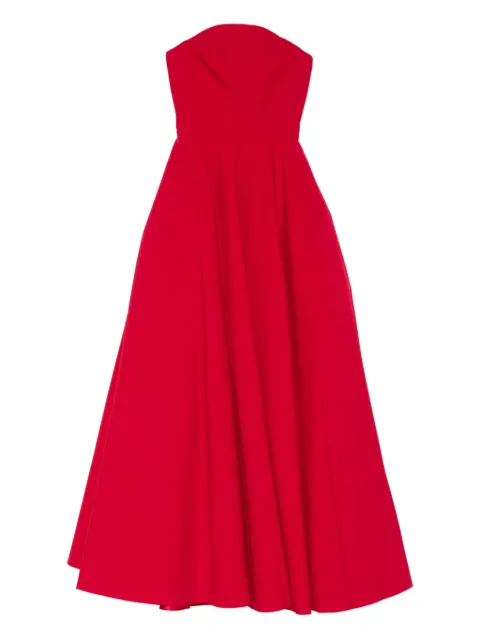 Solace London strapless maxi dress Red OS46042
