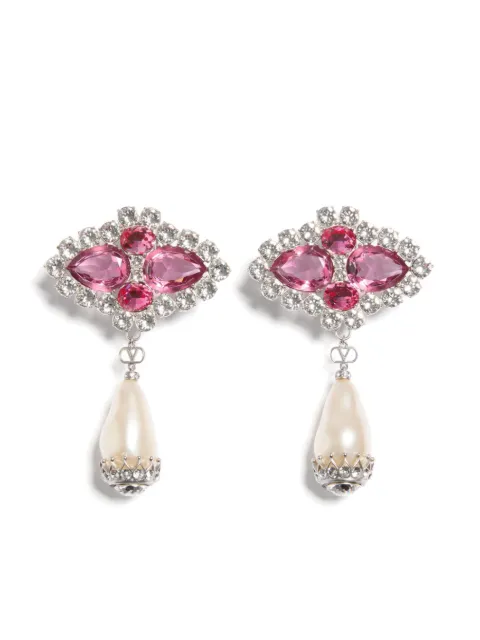 Valentino Garavani Pas Plus teardrop earrings Silver WJ0BK9QBT