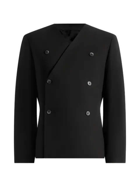 Manière De Voir Timeo tailored kimono blazer Black MAN3511