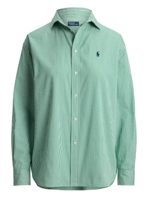 Polo Ralph Lauren relaxed fit striped cotton shirt Green 211910743506
