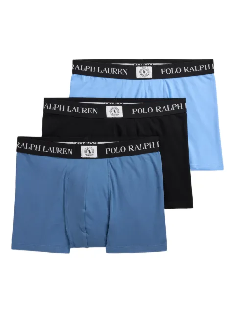 Polo Ralph Lauren Classic stretch cotton trunks (set of three) Blue 714981412014