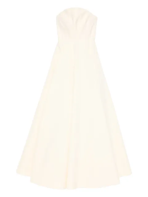 Solace London strapless dress Neutrals OS46042