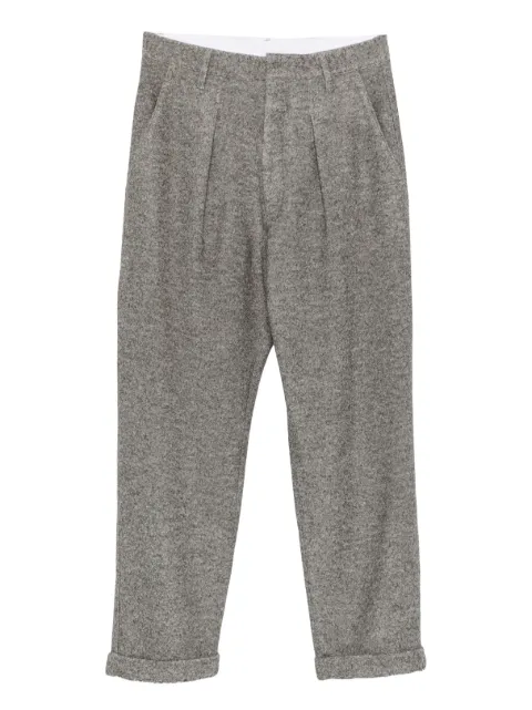 RANRA pleated cuffed trousers Grey AMFW25PA01536