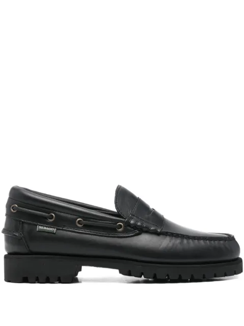 Sebago penny tread-sole loafers Black 74122FW