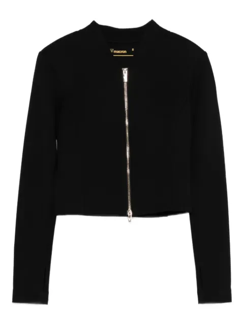 MACRON zip-up shirt Black 20000559