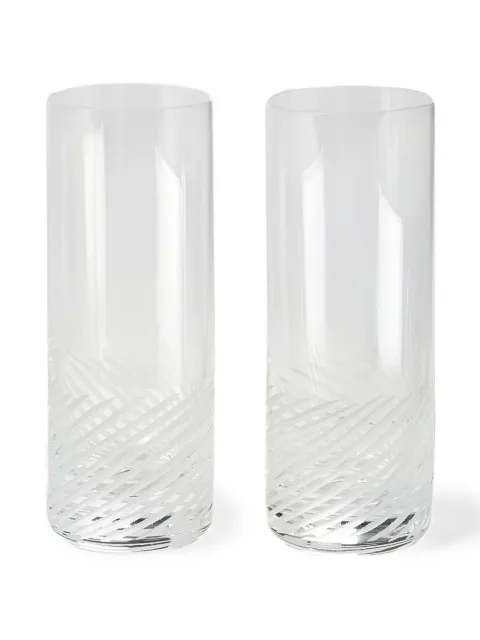 Brunello Cucinelli dry spirit glasses (set of two) White MLBICXMS09CVET